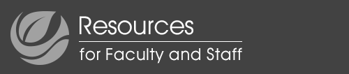 Faculty and Staff Resources mobile logo