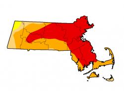 MA Drought Map for 9-16-16