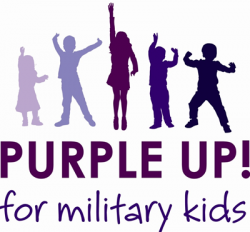 Purple Up! for military kids logo