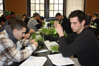 Winter School students during a lab exercise.