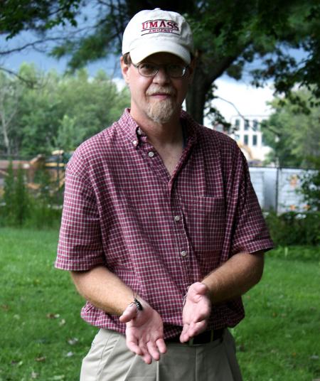Bob Childs with Asian Longhorned Beetle