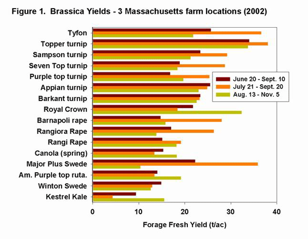 Figure 1. Brassica Yields