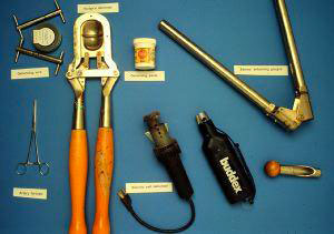 Figure 2: Dehorning equipment