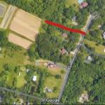 Meeting location. The entrance is off Bay Meadow road, which is the first left off Grinnell Street.  It is a dirt path, directly after a telephone pole. 