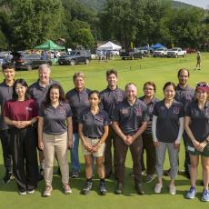 UMass Turf Field Day 2023: UMass staff and faculty posed for a customary photo.