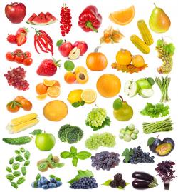 rainbow of fruits and vegetables