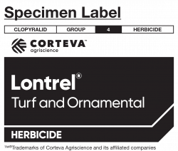 Figure 3. Lontrel Turf and Ornamental Label