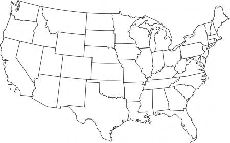 US Continental Map